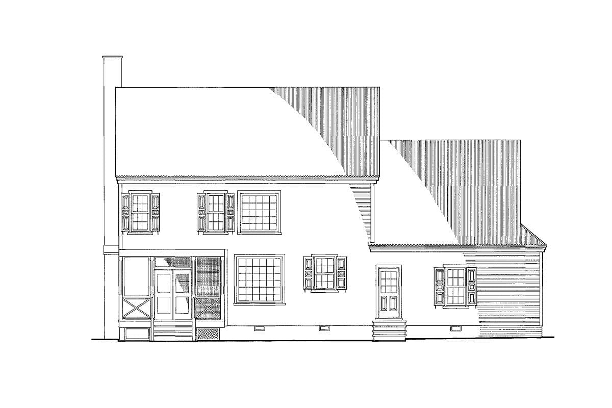 Plan 32442WP: Stylish Southern Home Plan - Image #7 - New Orleans, Southern, Southern Traditional, Traditional