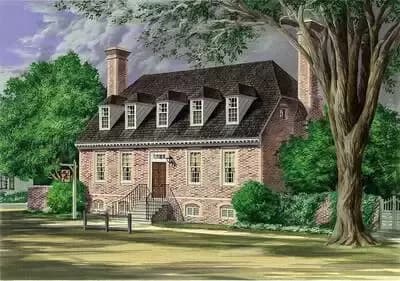 Colonial Home with Lots of Dormers