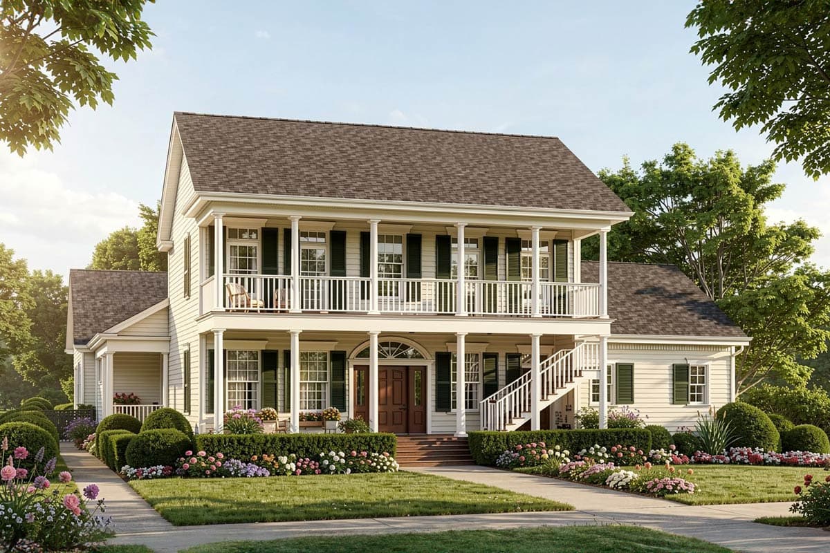 Plan image - 32470WP:Porches Everywhere!