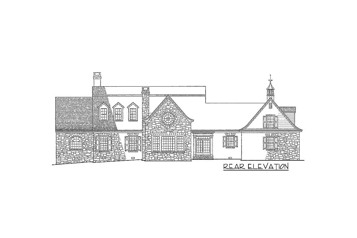 Plan 32477WP: Southern Beauty in Two Sizes - Image #9 - Country, Southern, Traditional