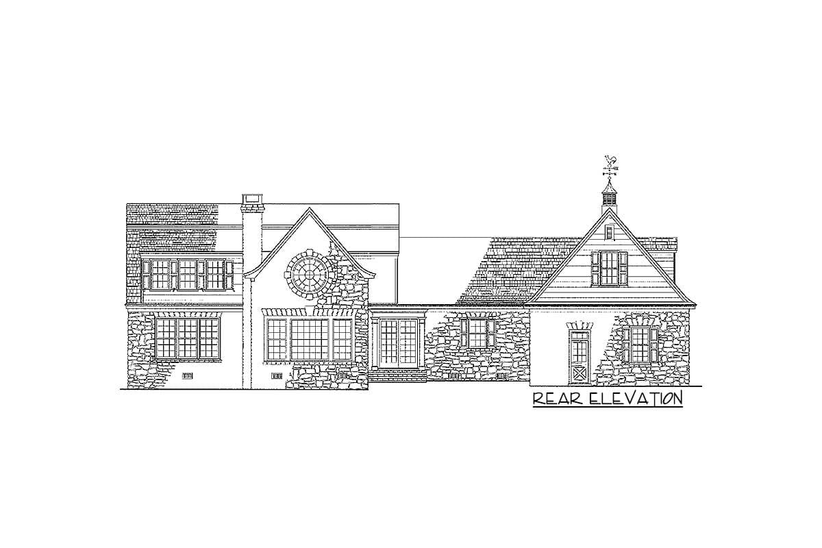 Plan 32478WP: Southern Beauty in Two Sizes - Image #23 - Country, Southern, Traditional
