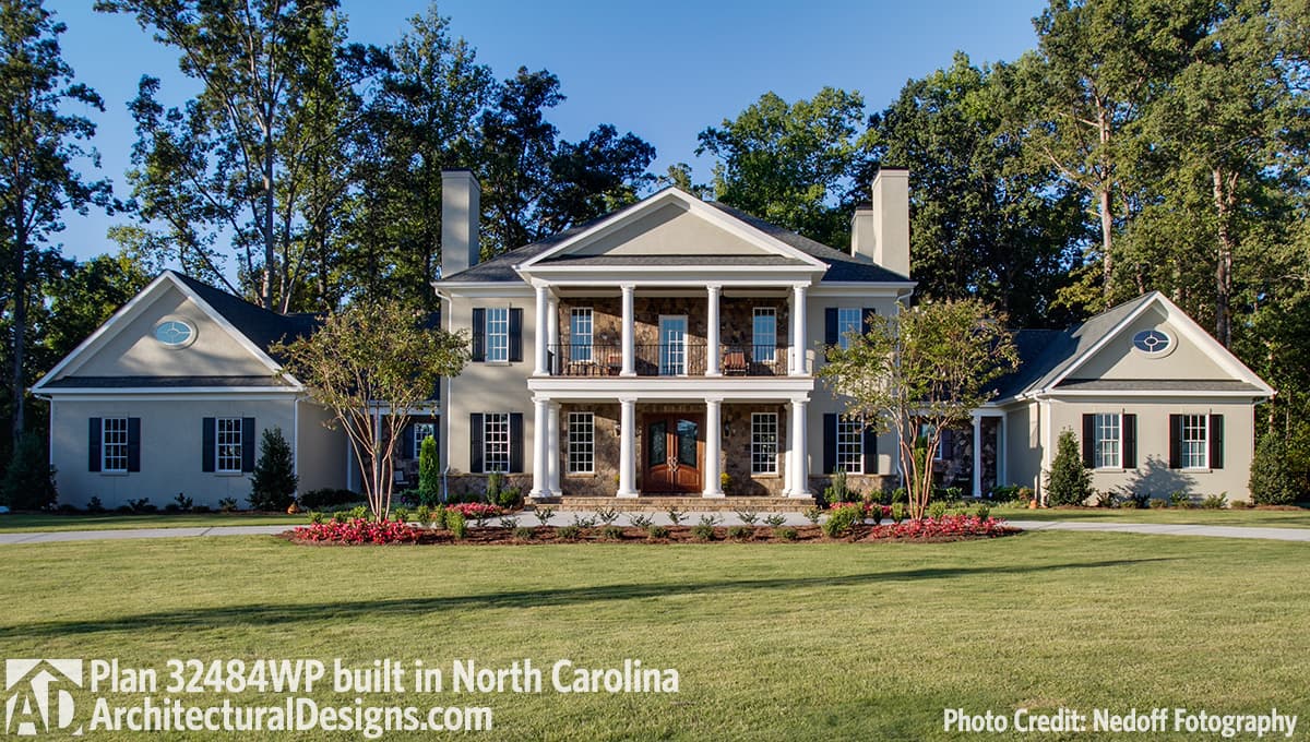 build gallery item - House Plan 32484WP comes to life in North Carolina
