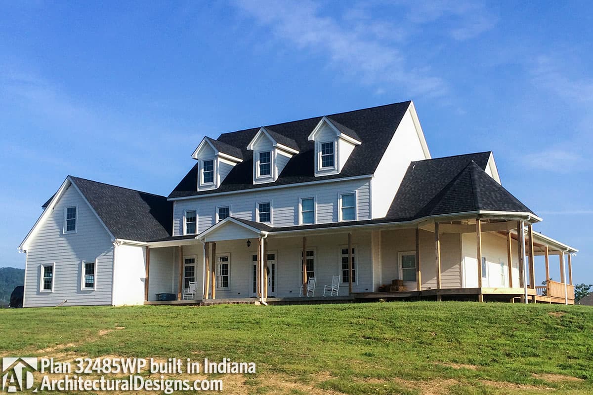 build gallery item - House Plan 32485WP comes to life in Indiana