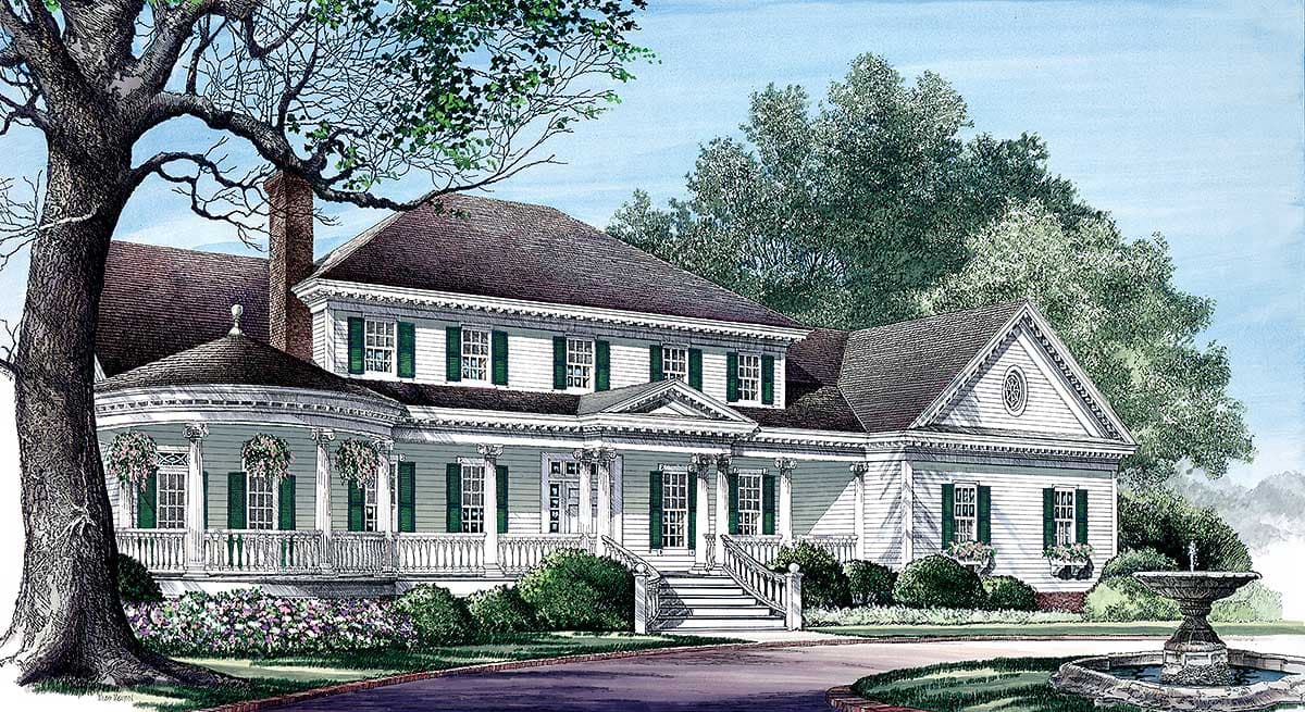 Plan 32485WP: Elegant Country Home Plan - Image #21 - Country, Farmhouse, Traditional
