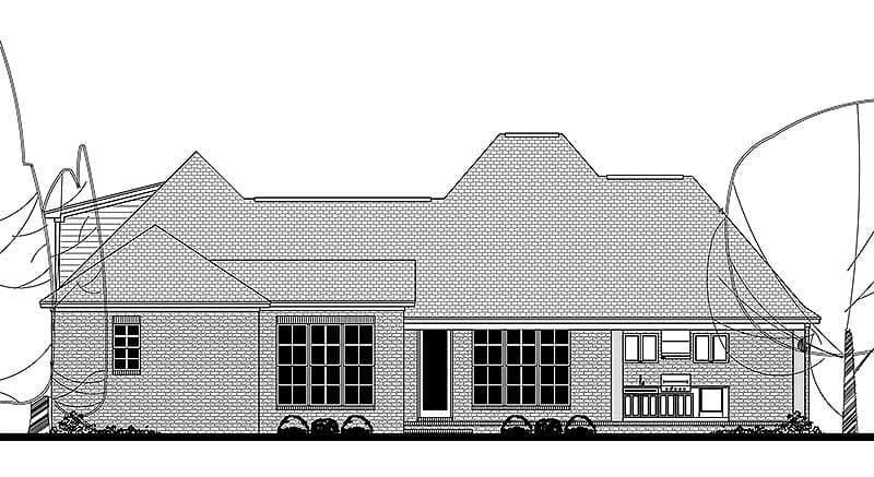 Plan 51730HZ: One Level European House Plan - Image #19 - Acadian, European, French Country, Southern, Transitional