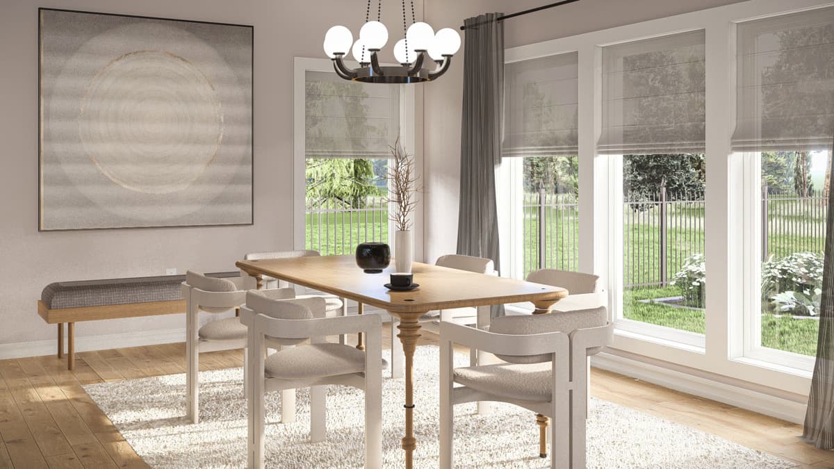 Plan 62644DJ: 4-Bed Craftsman-Style Home Plan with Two-Story Great Room - 2969 SQ Ft - Image #5 - Craftsman, Transitional