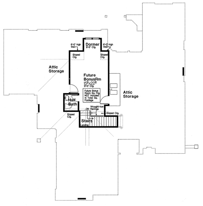 Plan 48524FM: Exclusive - And Pretty as a Picture! - Floor Plan - 2nd Floor - European, French Country