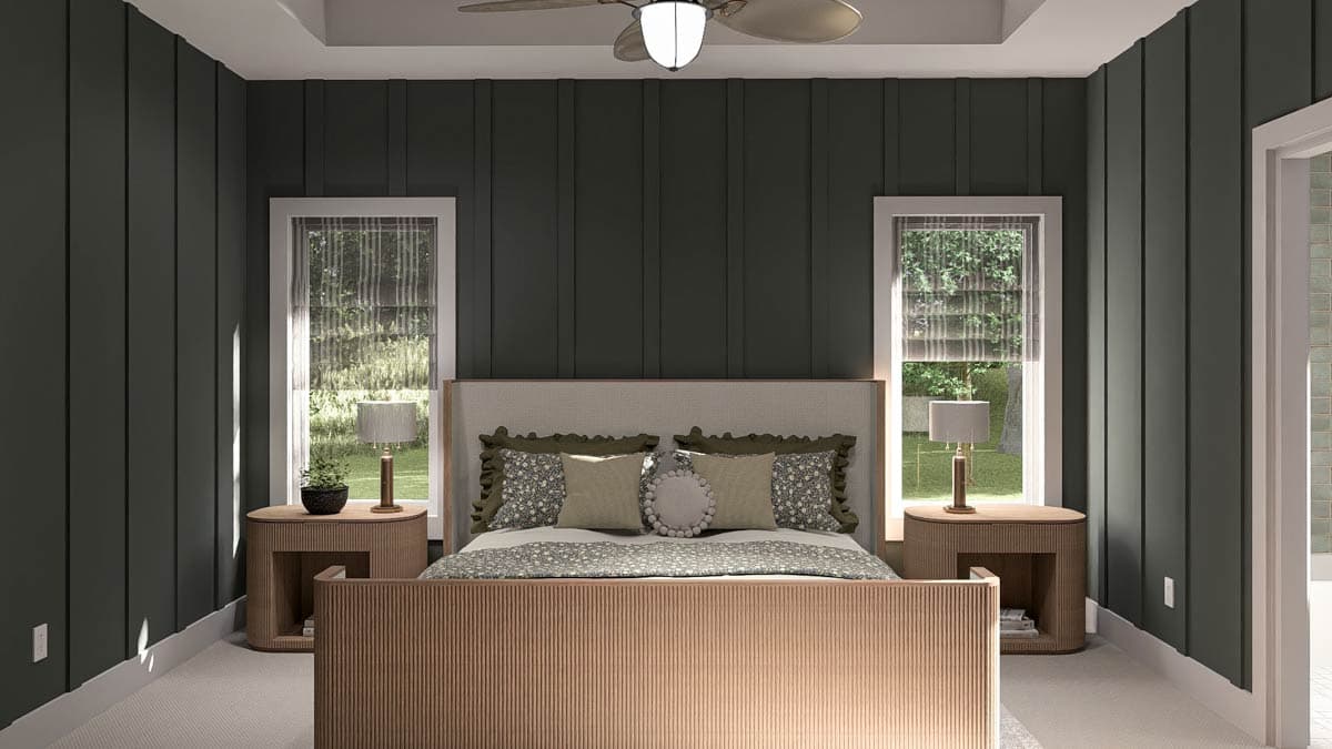 Plan 62645DJ: Split Bedroom Starter Home Plan Under 1200 Sq Ft - Image #11 - Cottage