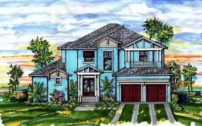 Two Owner's Suites and a Wide Open Floor Plan