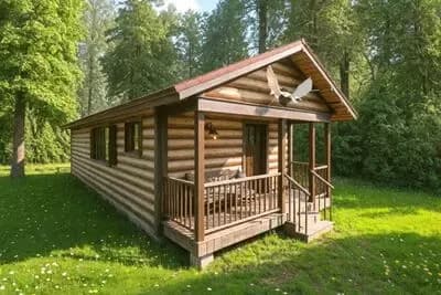 Bunkhouse Cabin - 559 Square Foot Vacation Getaway