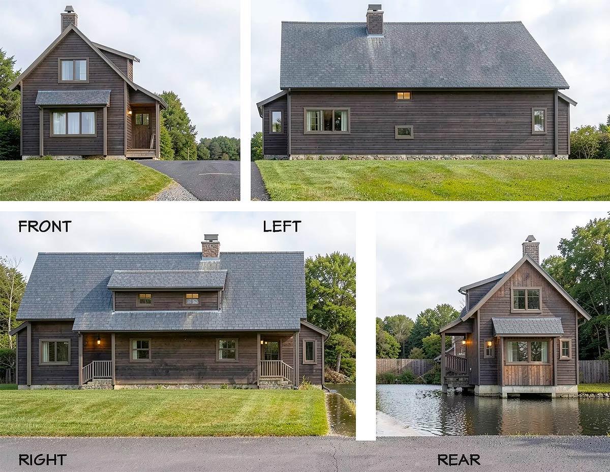 Plan 28904JJ: 2-Story Cabin House Plan with Three Bedroom Suites and an Optionally Finished Basement - Image #5 - Cabin, Cottage, Country, Craftsman, Mountain, Traditional, Vacation