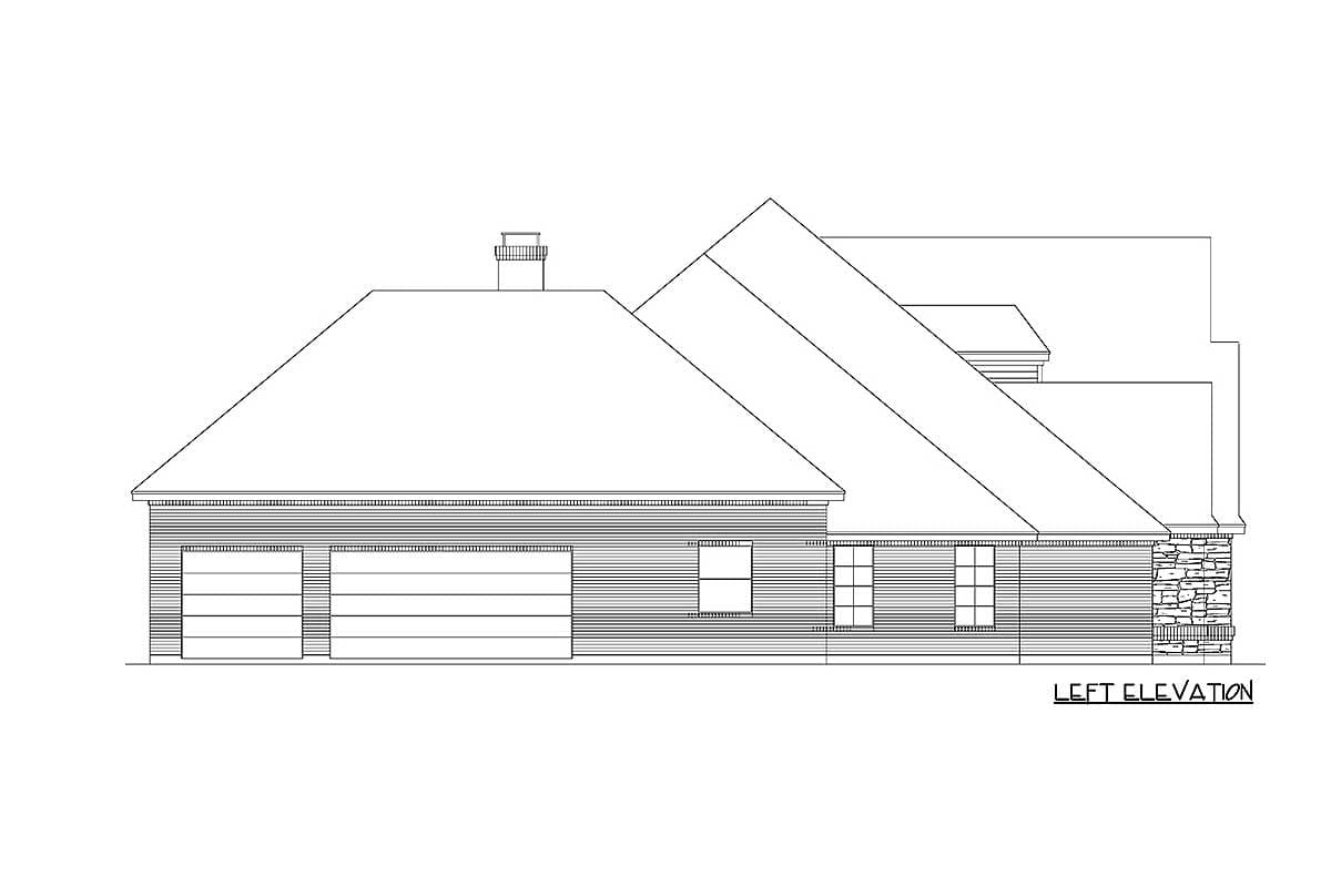 Plan 36524TX: Impressive European House Plan - Image #8 - European, French Country, Traditional