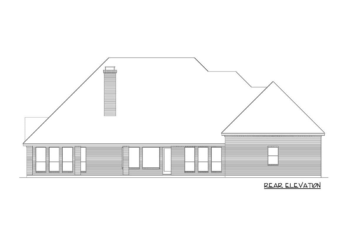 Plan 36524TX: Impressive European House Plan - Image #9 - European, French Country, Traditional