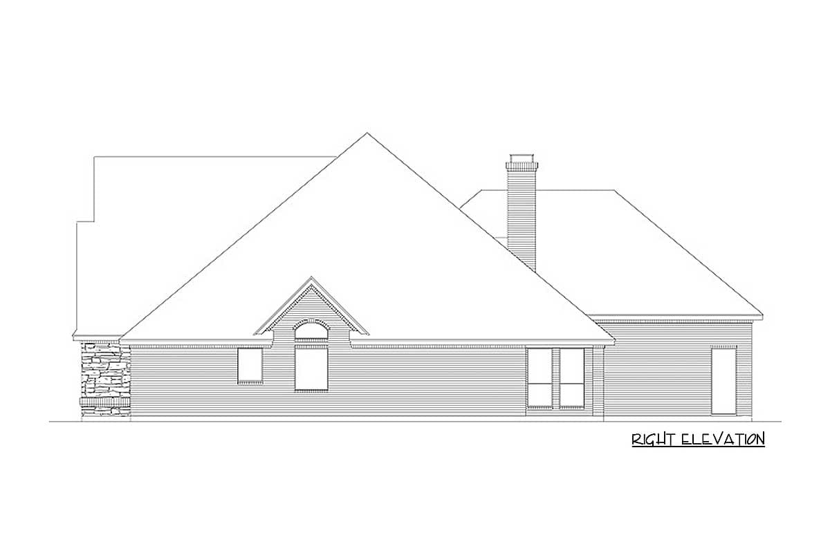 Plan 36524TX: Impressive European House Plan - Image #10 - European, French Country, Traditional
