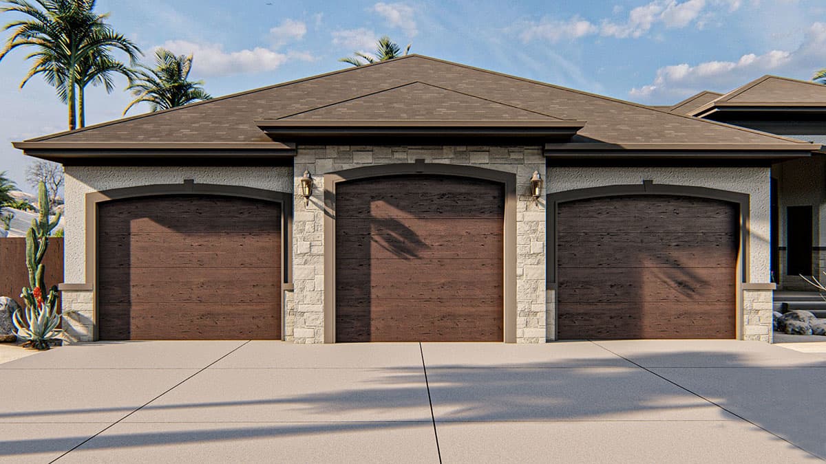 Plan 62648DJ: One Story Living with 2 Beds Plus Flex Room - Image #6 - European, Mediterranean