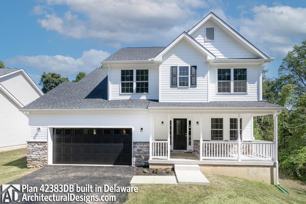 build gallery item - House Plan 42383DB Comes to Life in Delaware