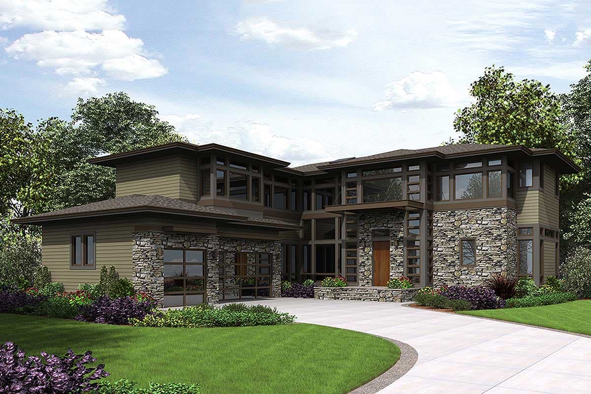 Plan 23628JD: Modern House Plan with Options - Image #25 - Modern, Northwest