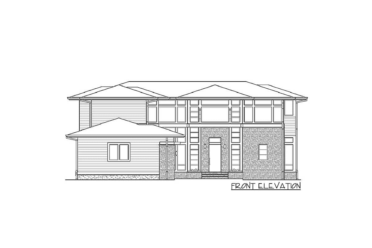 Plan 23628JD: Modern House Plan with Options - Image #27 - Modern, Northwest