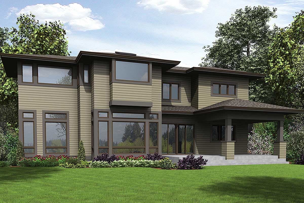 Plan 23628JD: Modern House Plan with Options - Image #26 - Modern, Northwest