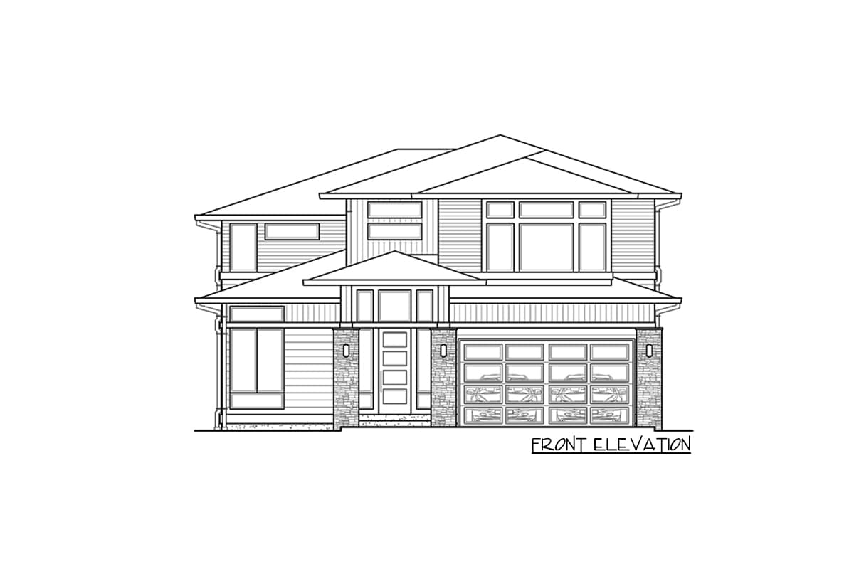 Plan 23629JD: Five Bedrooms and a Bonus Room Too - Image #28 - Contemporary, Modern, Northwest, Prairie