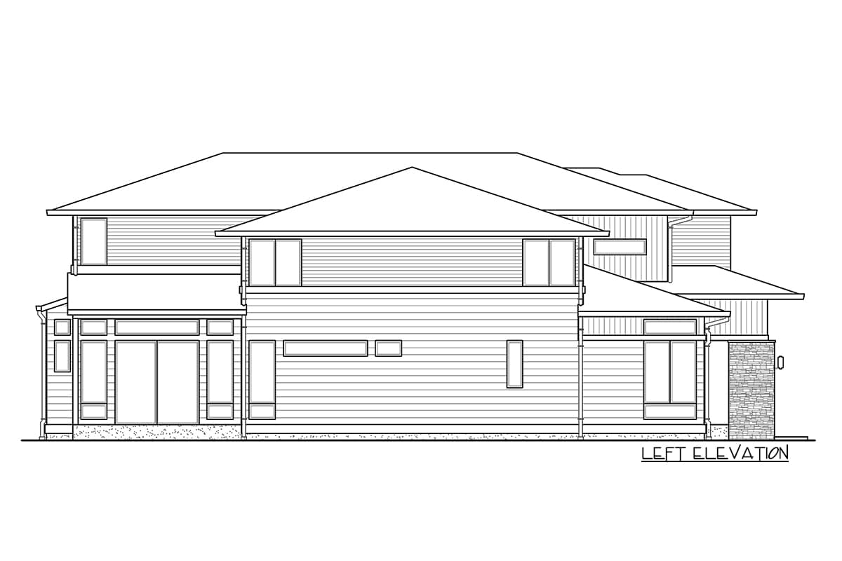 Plan 23629JD: Five Bedrooms and a Bonus Room Too - Image #29 - Contemporary, Modern, Northwest, Prairie