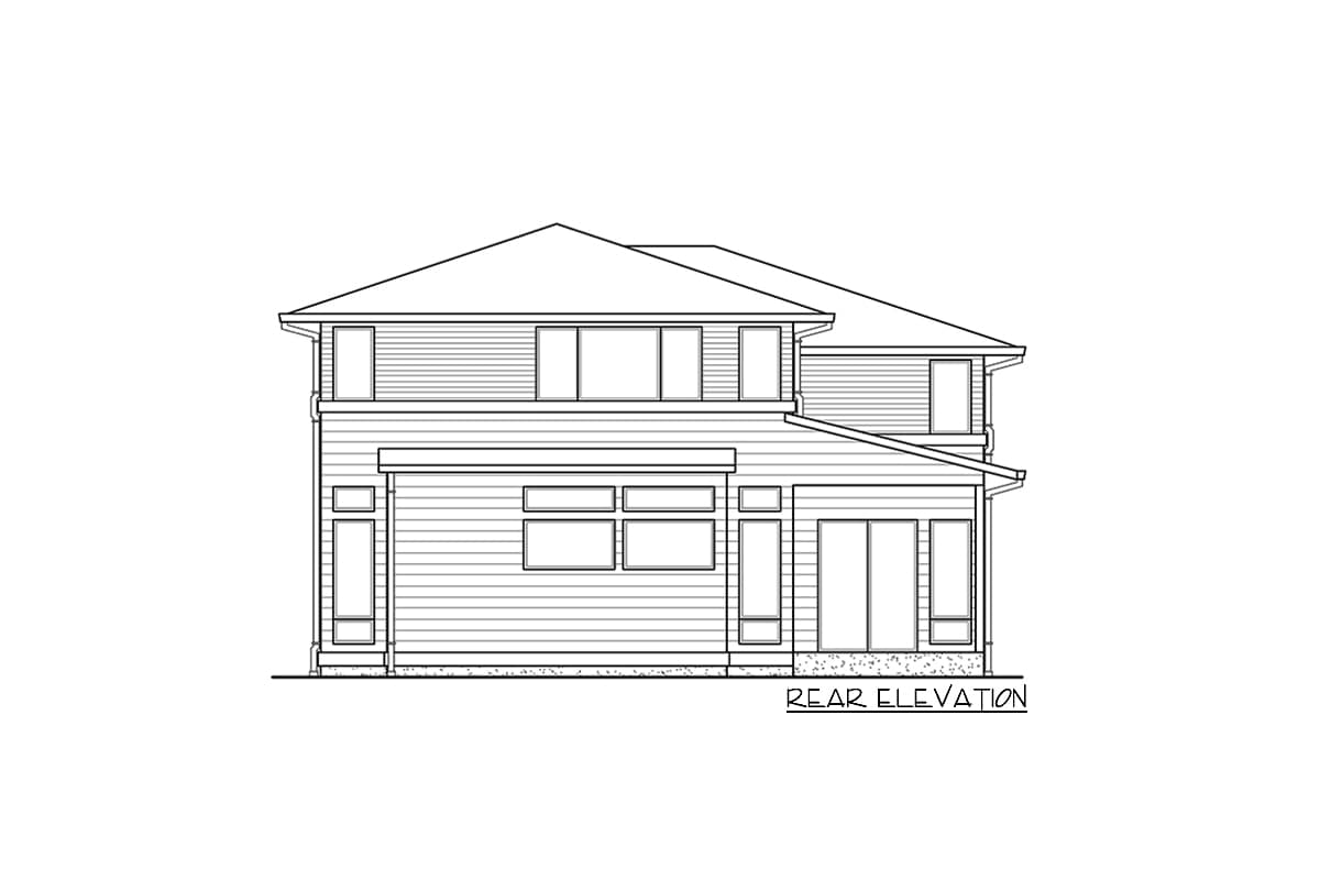 Plan 23629JD: Five Bedrooms and a Bonus Room Too - Image #30 - Contemporary, Modern, Northwest, Prairie