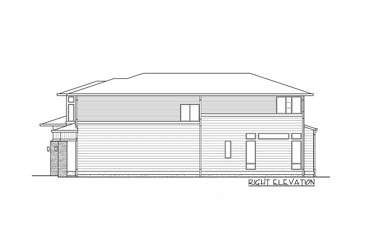 Plan 23629JD: Five Bedrooms and a Bonus Room Too - Image #31 - Contemporary, Modern, Northwest, Prairie