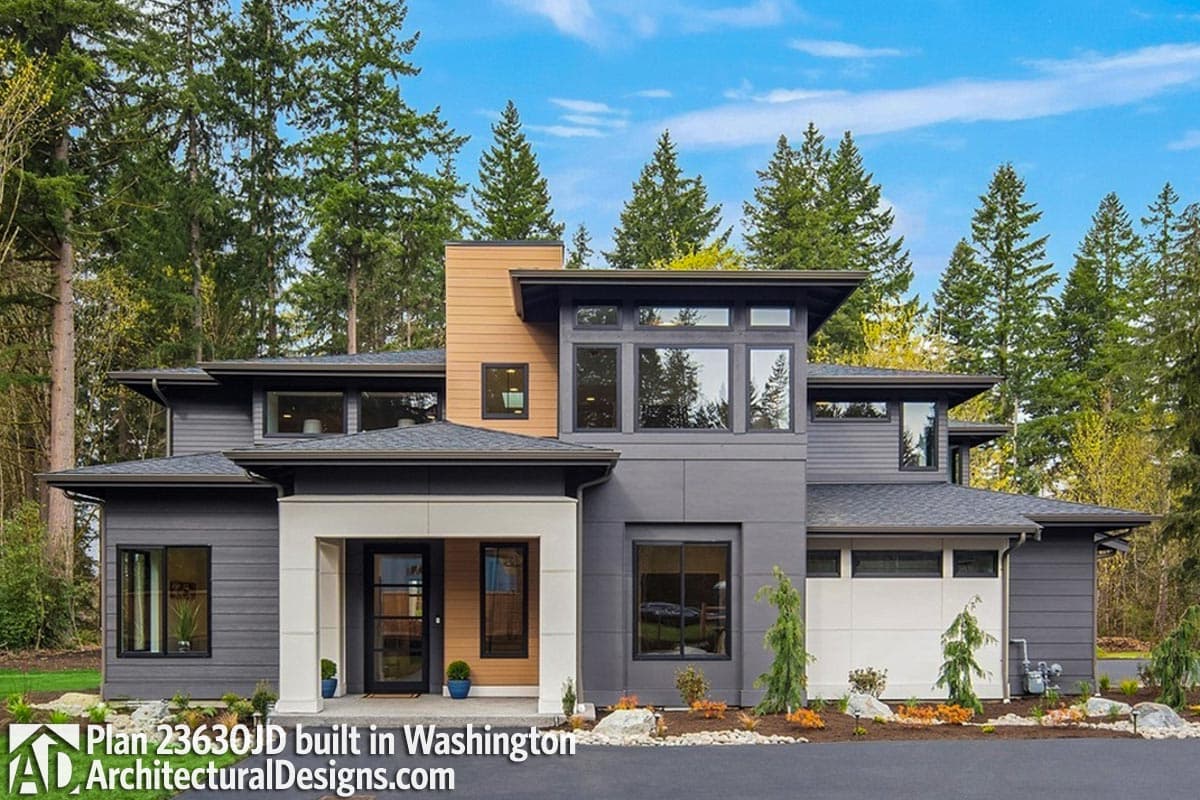 build gallery item - House Plan 23630JD comes to life in Washington!