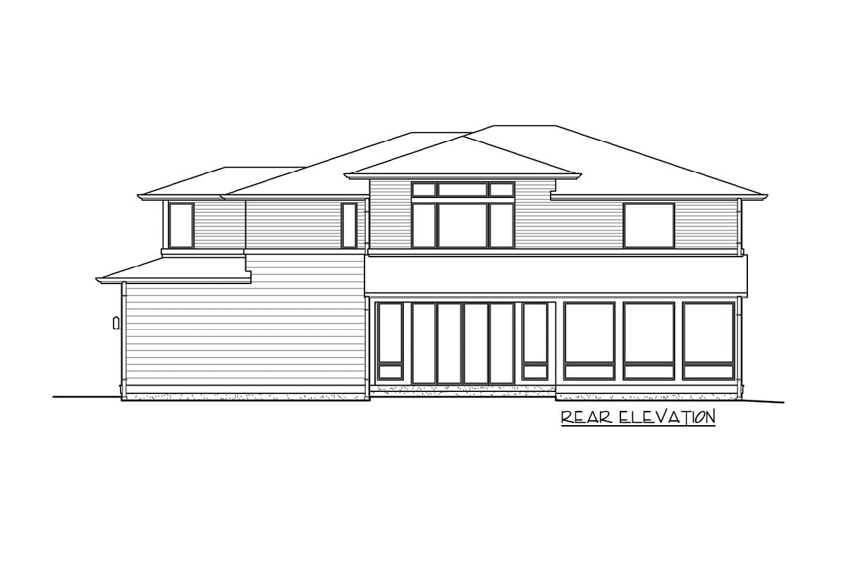 Plan 23630JD: Visually Appealing Northwest House Plan - Image #6 - Contemporary, Modern, Northwest, Prairie