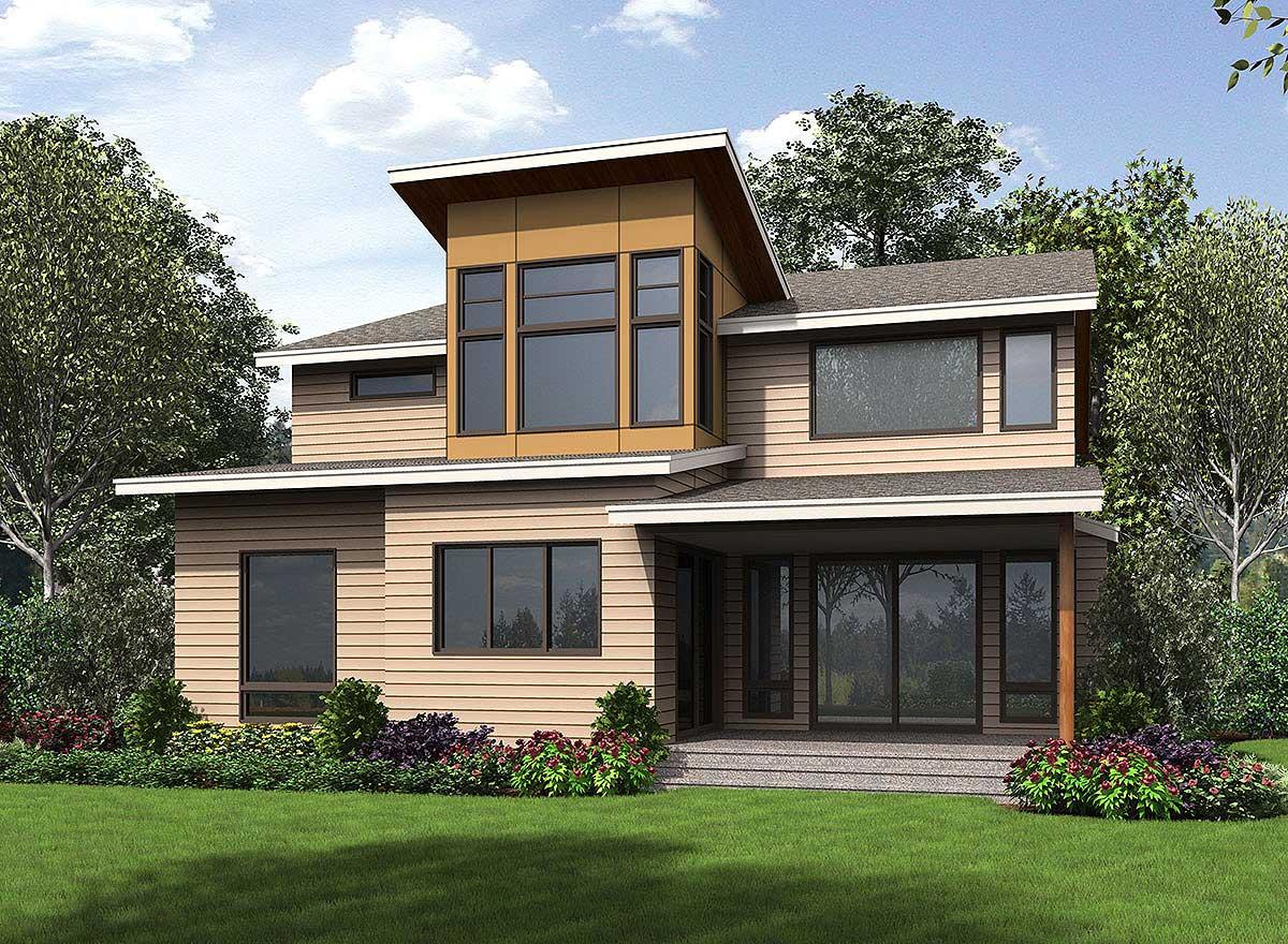 Plan 23631JD: Exciting Contemporary House Plan - Image #25 - Contemporary, Modern