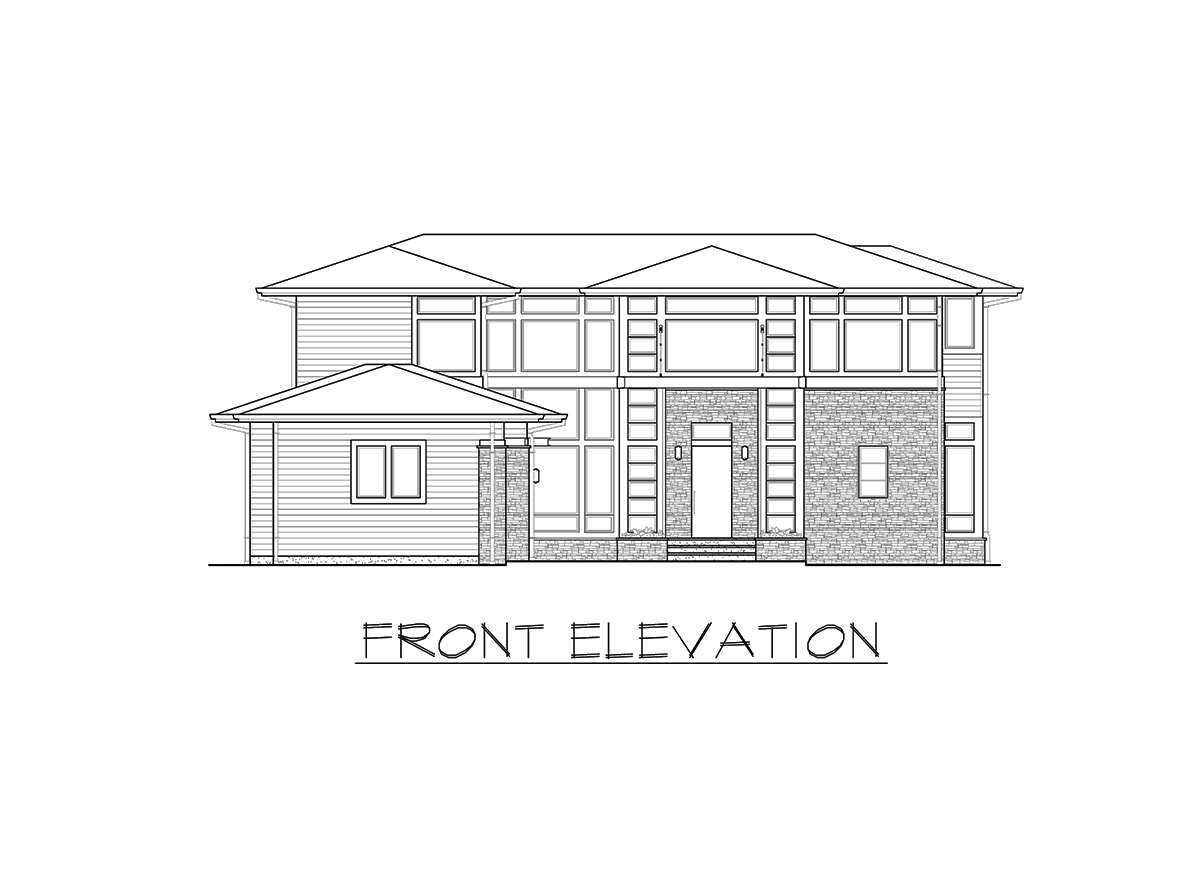 Plan 23633JD: 4 Bed Modern with Open Floor Plan - Image #33 - Modern, Northwest