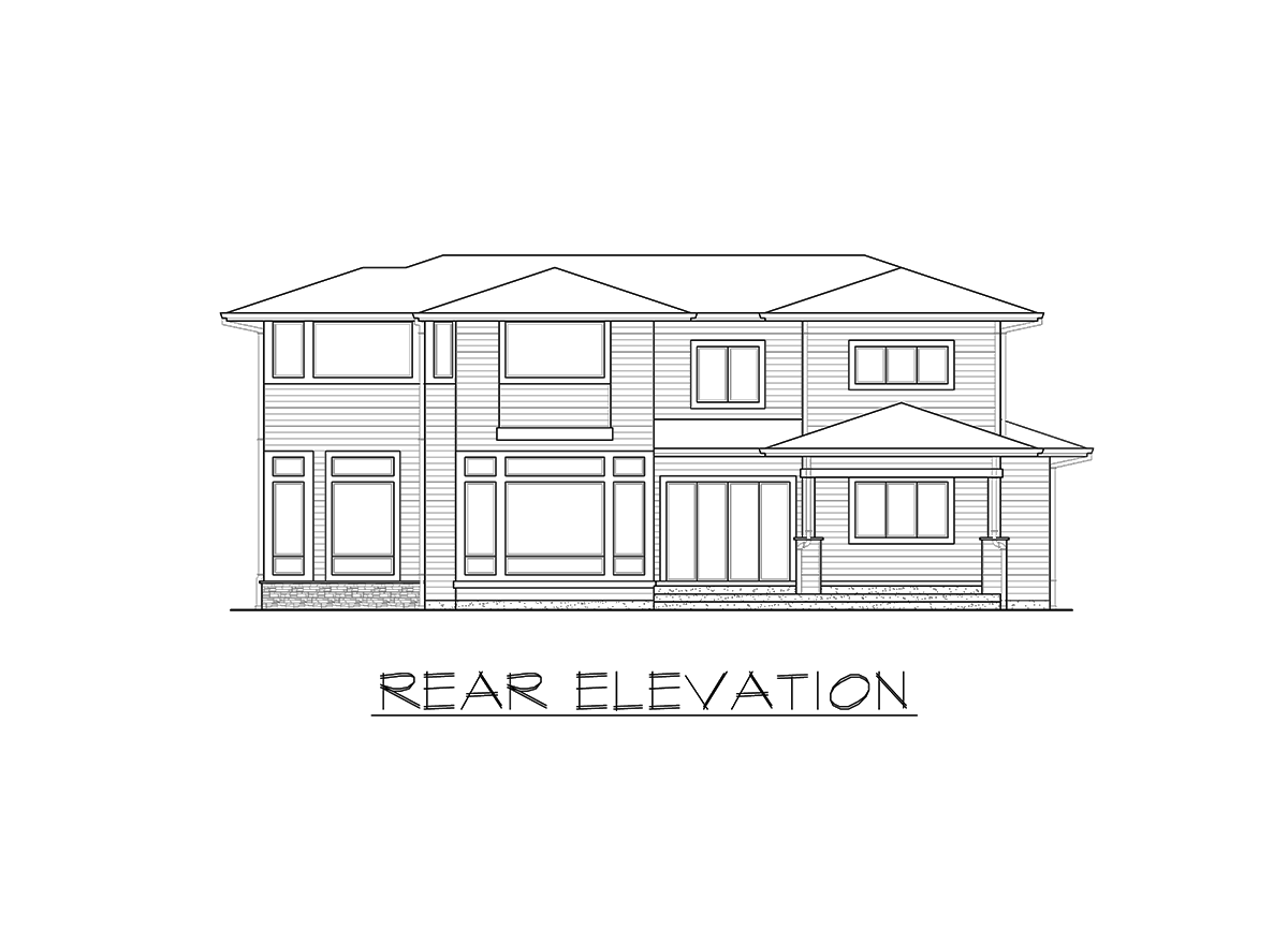 Plan 23633JD: 4 Bed Modern with Open Floor Plan - Image #35 - Modern, Northwest