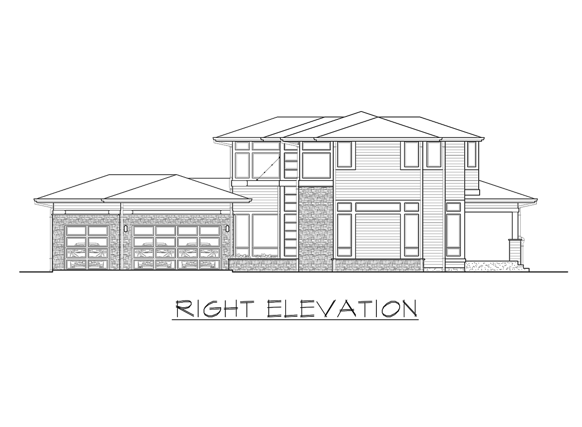 Plan 23633JD: 4 Bed Modern with Open Floor Plan - Image #36 - Modern, Northwest