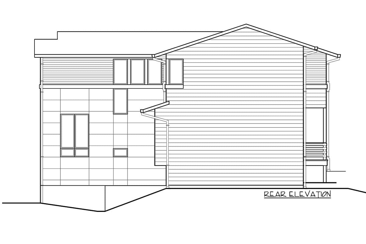 Plan 23634JD: Northwest House Plan with Drive-Under Garage - Image #27 - Contemporary, Modern, Northwest