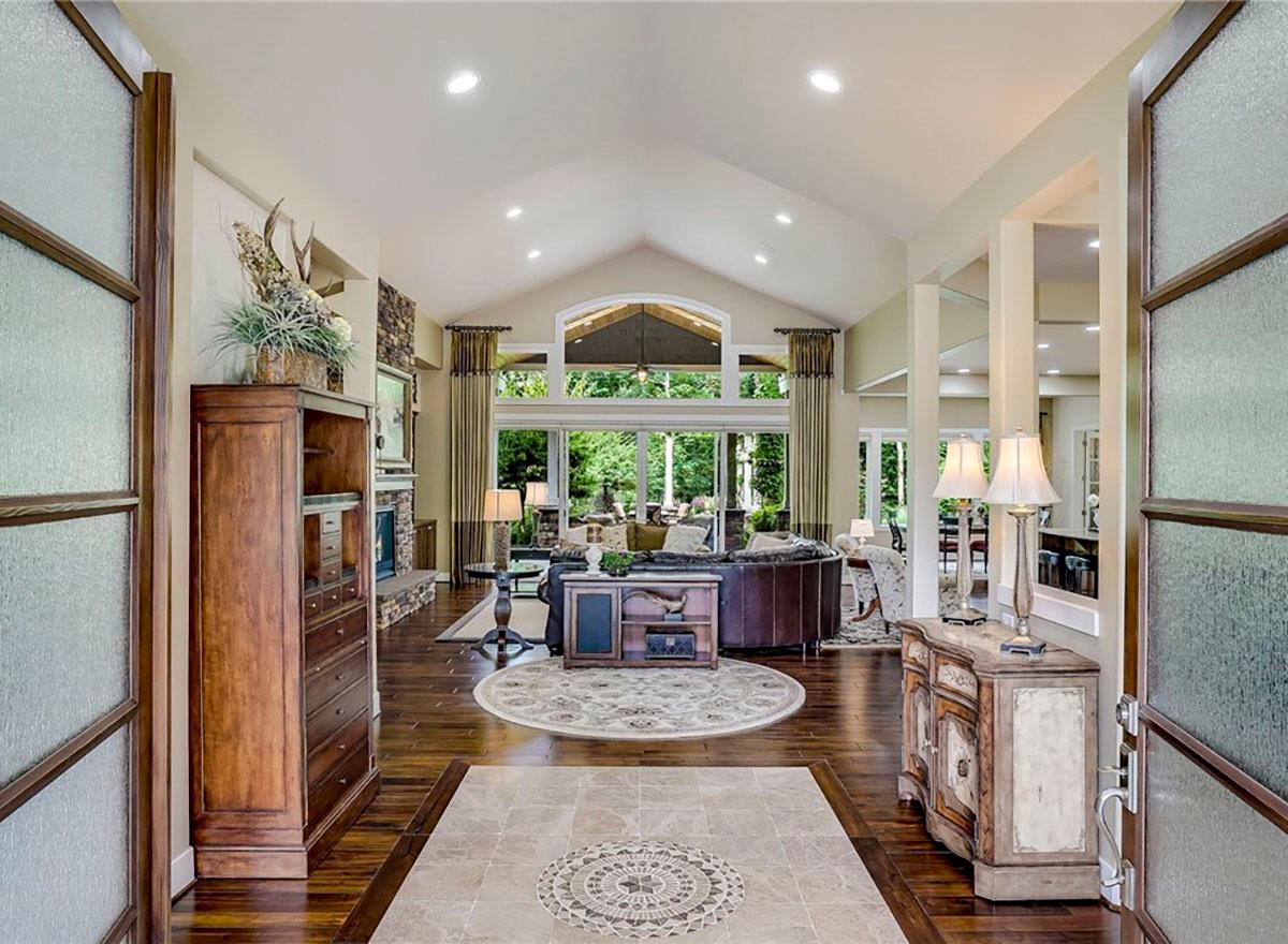 Plan 23637JD: Richly Detailed Craftsman House Plan with Angled 3-Car Garage - Image #4 - Craftsman, Mountain, New American, Rustic