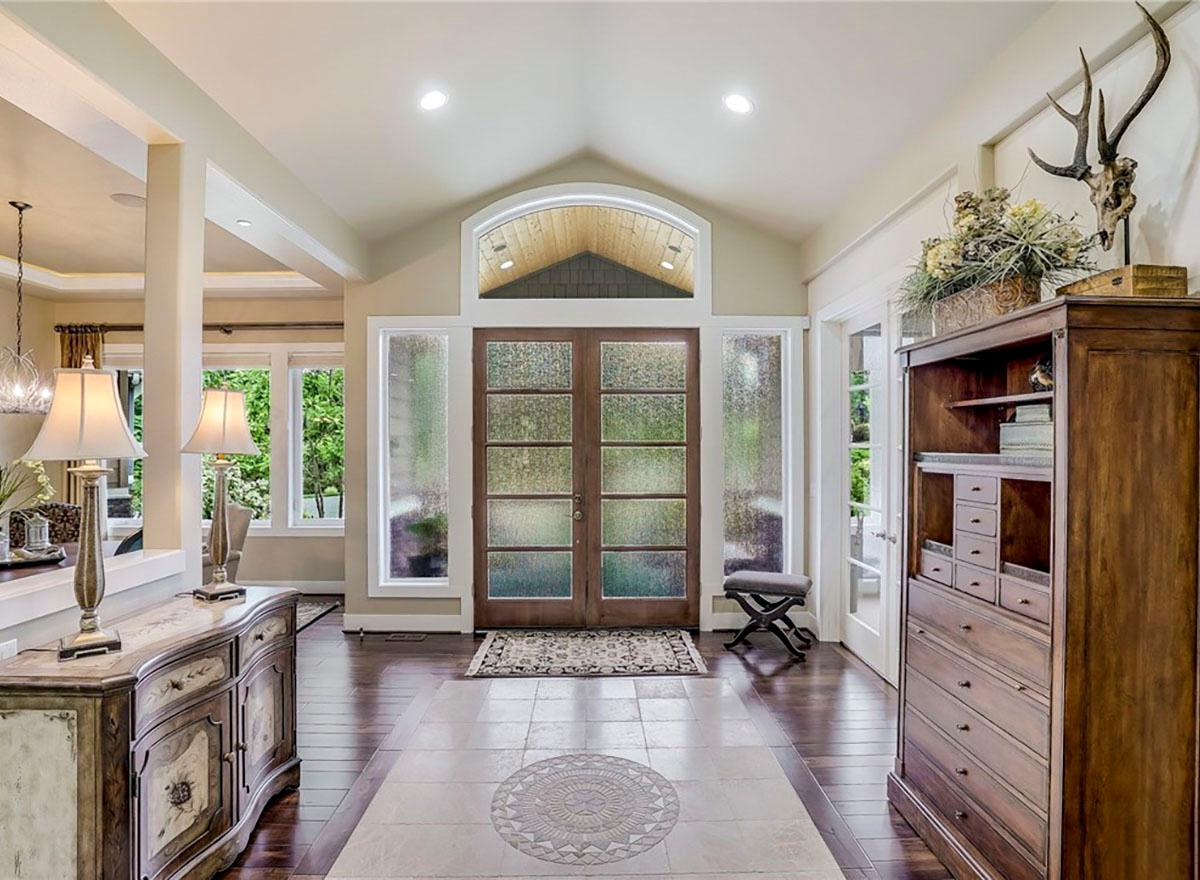 Plan 23637JD: Richly Detailed Craftsman House Plan with Angled 3-Car Garage - Image #5 - Craftsman, Mountain, New American, Rustic