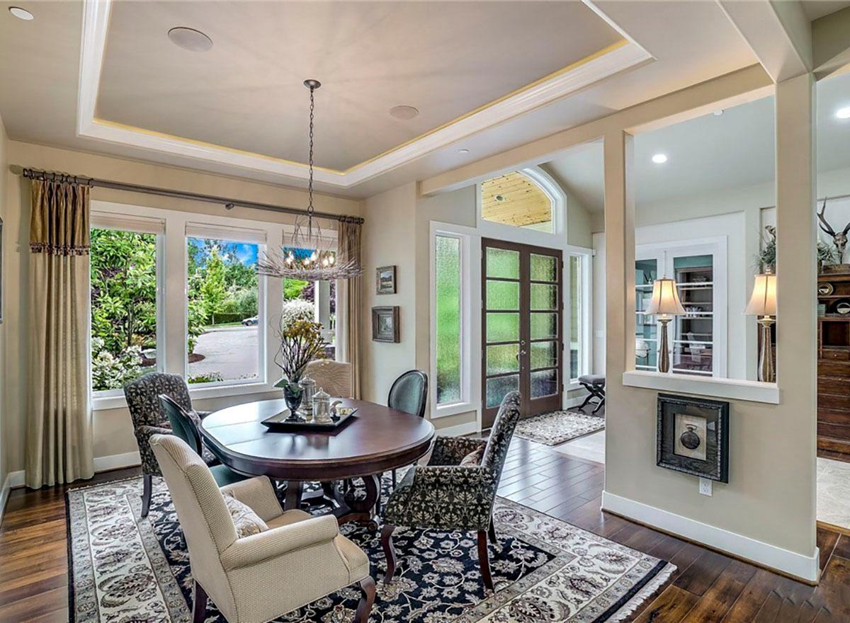 Plan 23637JD: Richly Detailed Craftsman House Plan with Angled 3-Car Garage - Image #7 - Craftsman, Mountain, New American, Rustic