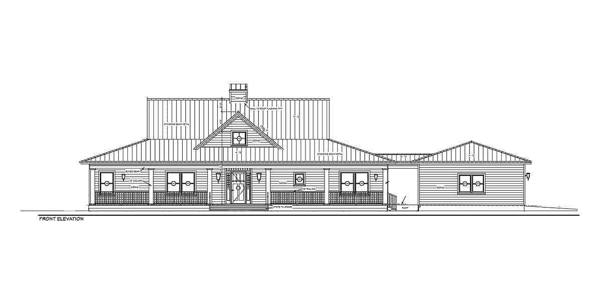 Plan 28905JJ: Flexible Country House Plan with Basement - 2058 Sq Ft - Image #6 - Country, Farmhouse, Ranch, Southern, Traditional