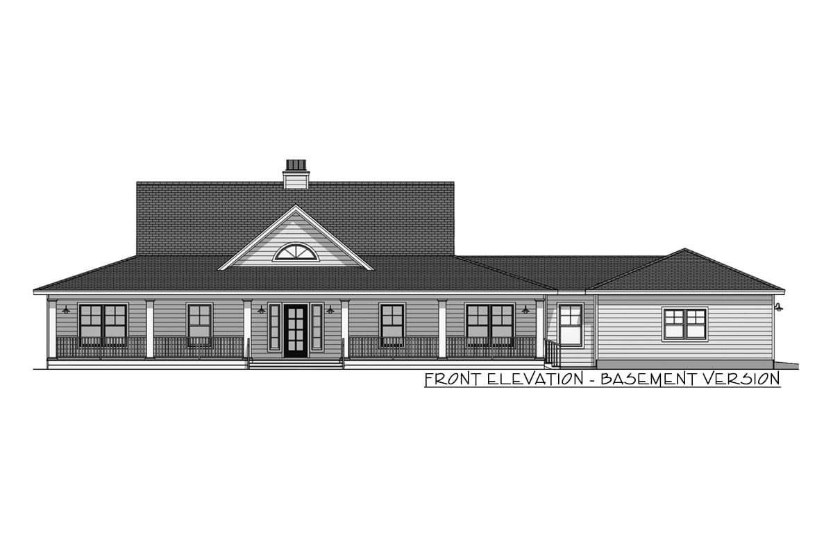 Plan 28906JJ: Flexible Country House Plan with Dual Porches - 2058 Sq Ft - Image #10 - Country, Farmhouse, Ranch, Southern, Traditional