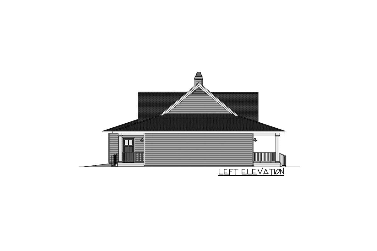 Plan 28906JJ: Flexible Country House Plan with Dual Porches - 2058 Sq Ft - Image #11 - Country, Farmhouse, Ranch, Southern, Traditional