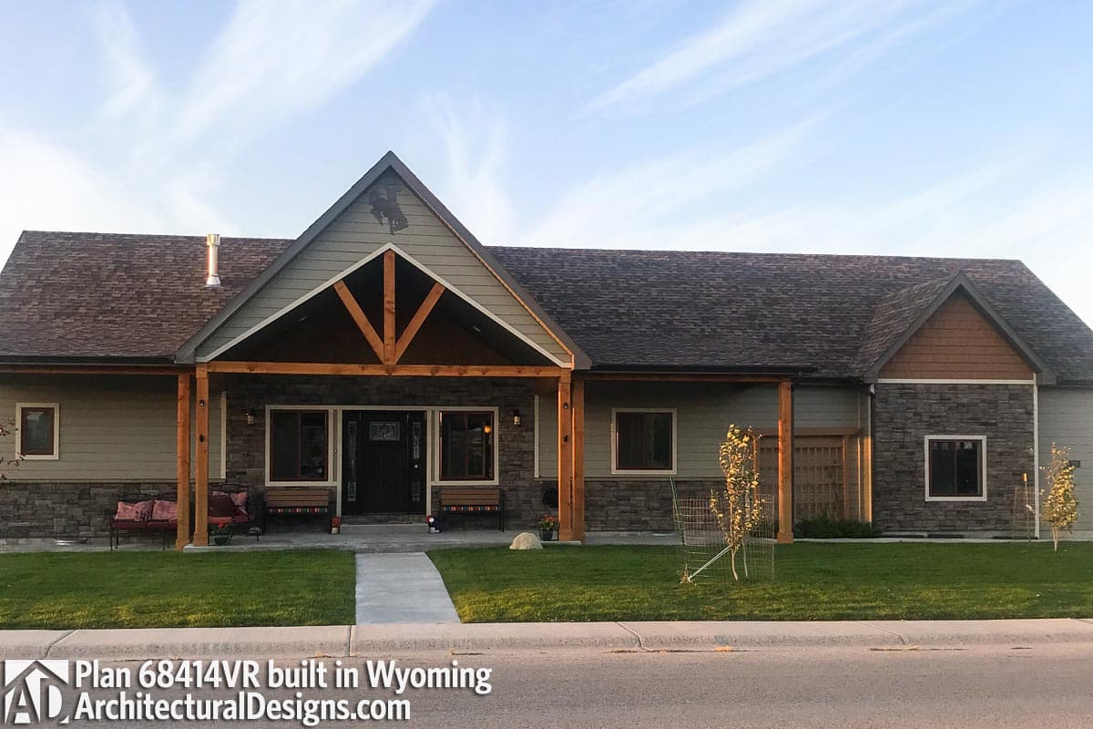 build gallery item - House Plan 68414VR comes to life in Colorado