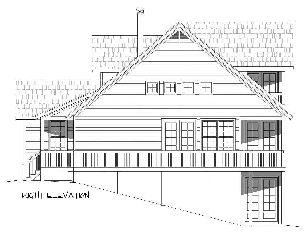 Plan 68415VR: For the View Lot with Room to Grow - Image #7 - Mountain