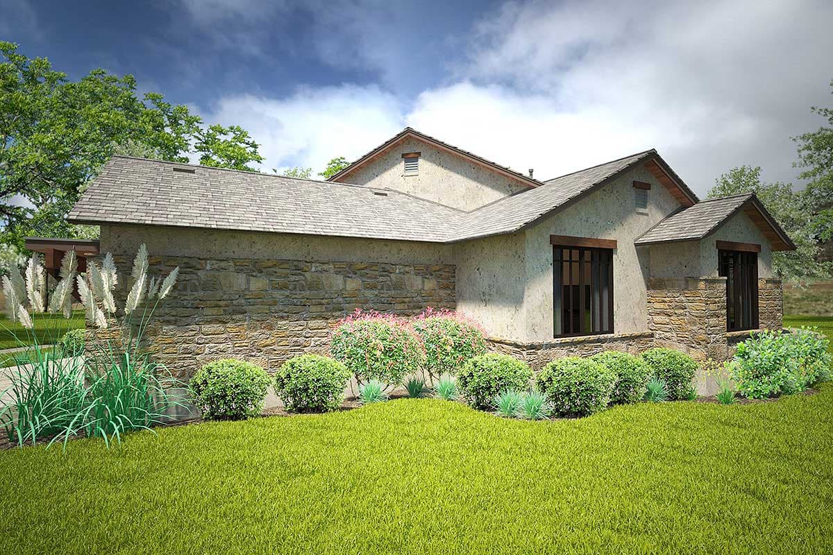 Plan 16894WG: 3 Bed House Plan with Dynamic Outdoor Living - Image #8 - European, Hill Country, Mid Century Modern, Ranch, Southwest