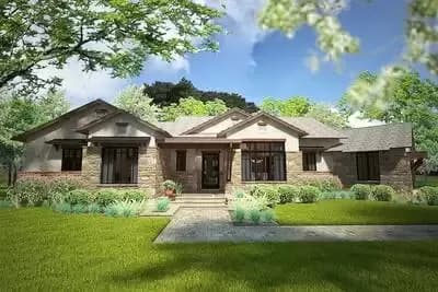 3 Bed House Plan with Dynamic Outdoor Living