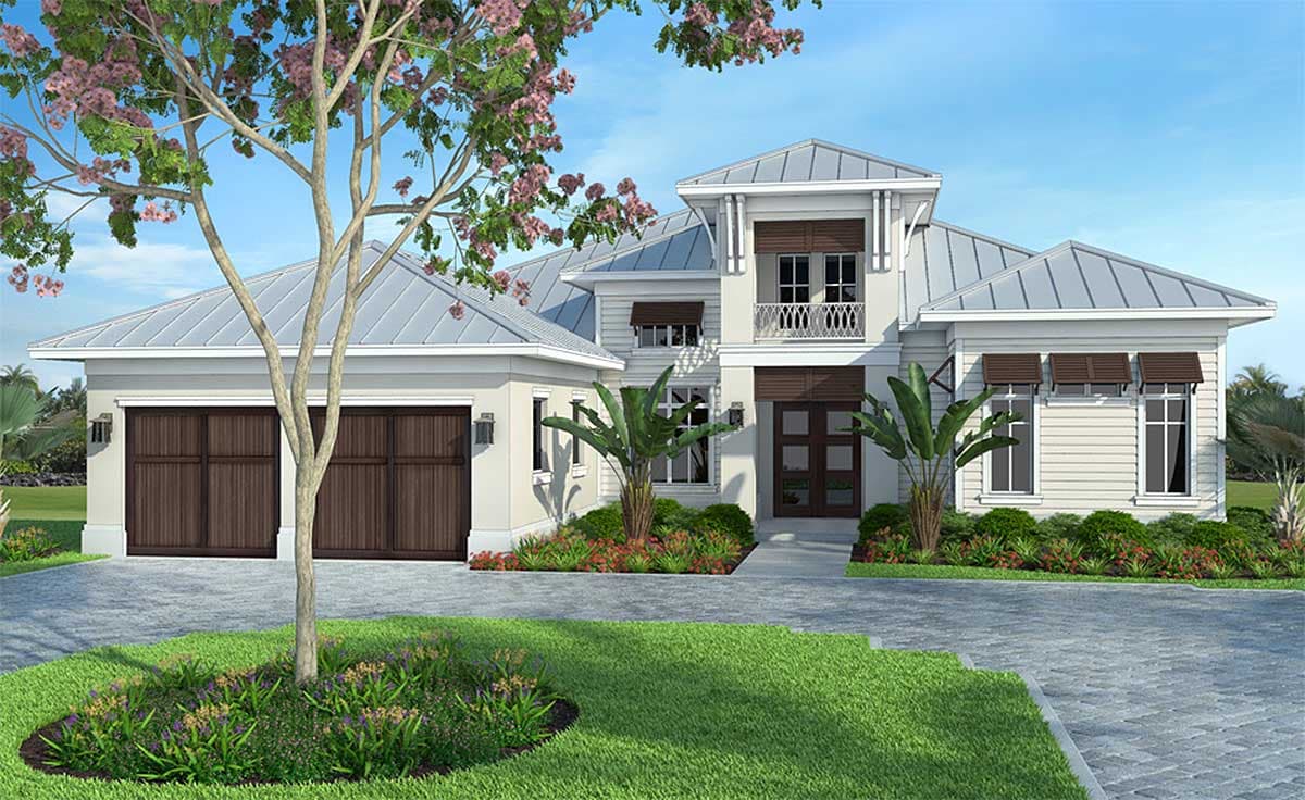 Plan 86023BW: Florida House Plan with Indoor/Outdoor Living - Image #13 - Coastal, Florida-Style, Southern