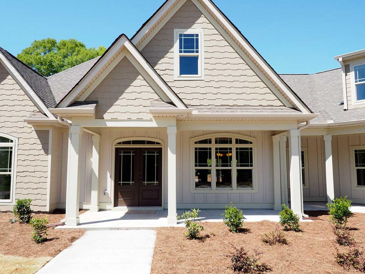 Plan 36074DK: Split Craftsman House Plan with Expansion Space and an Angled Garage - 3061 Sq Ft - Image #4 - Country, Craftsman