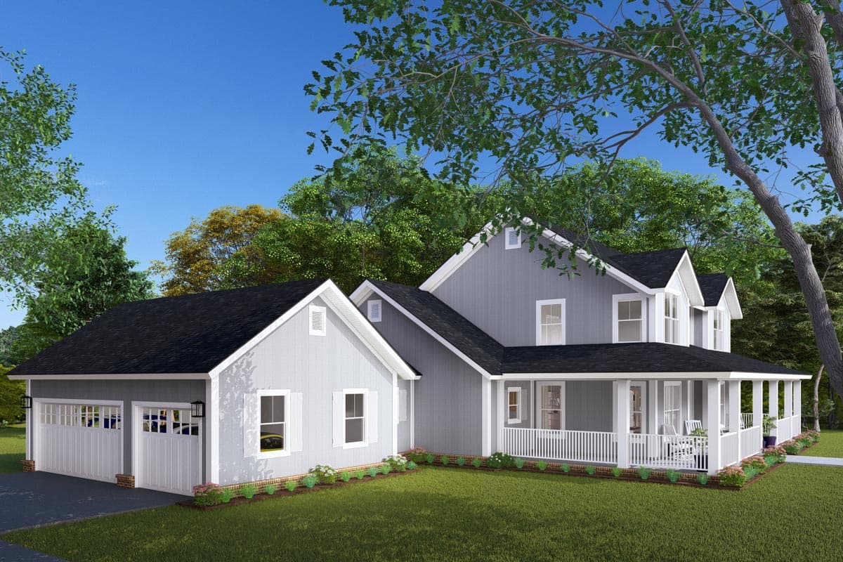 Plan 52269WM: Expanded Farmhouse Plan with 3 or 4 Beds - 2796 Sq Ft - Image #30 - Country, Farmhouse