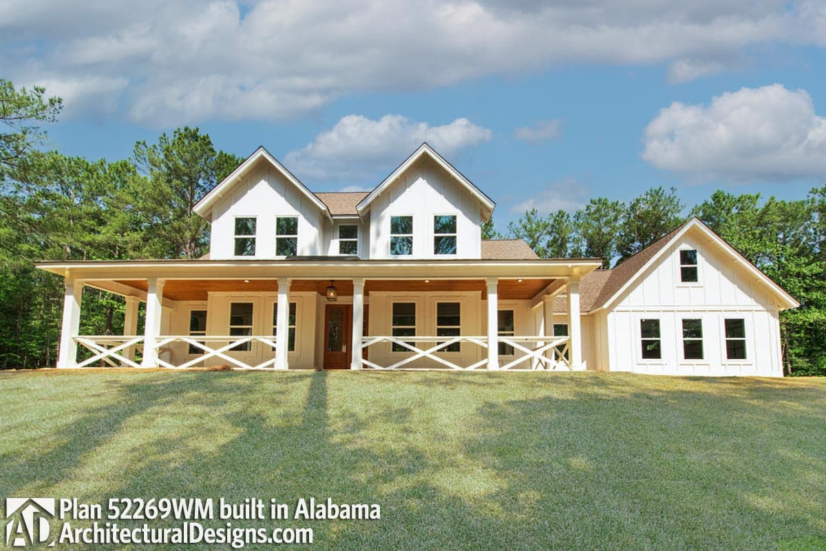 build gallery item - Modern Farmhouse Plan 52269WM Comes to Life in Tennessee
