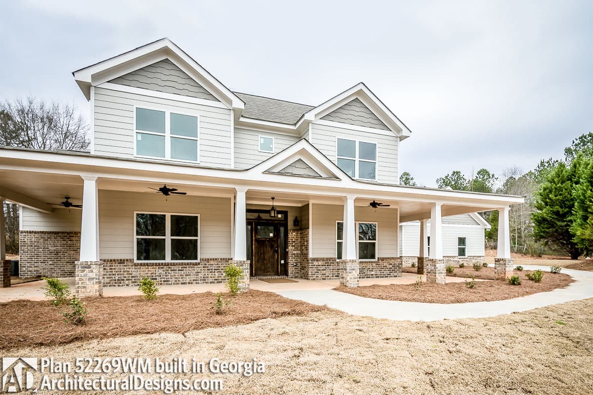 build gallery item - Modern Farmhouse Plan 52269WM Comes to Life in Tennessee