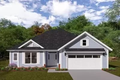 Southern House Plan with Open Layout - 1709 Sq Ft